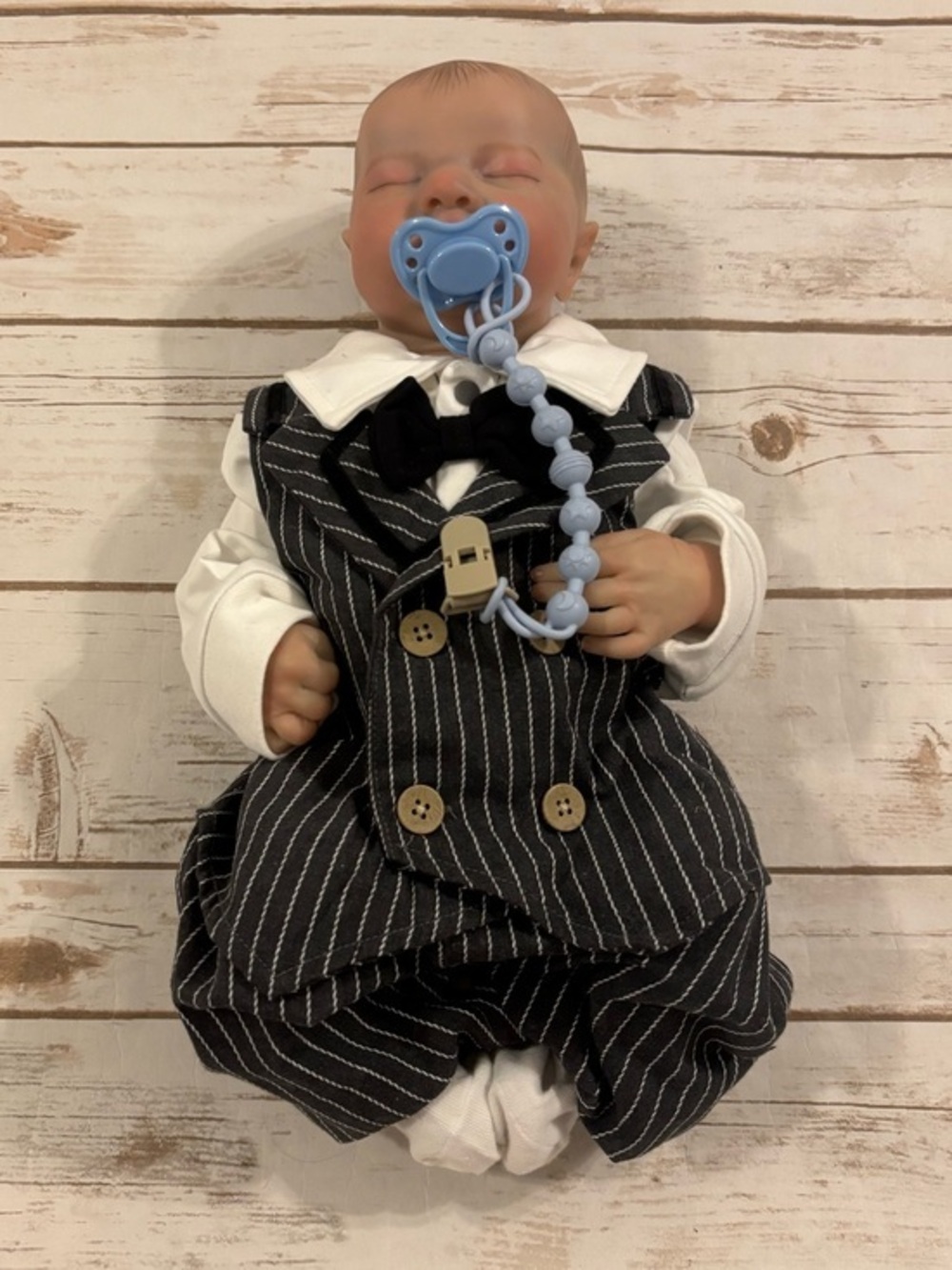 Reborn Baby Boy Doll Full Body 15 Inch Realistic Anatomically Correct